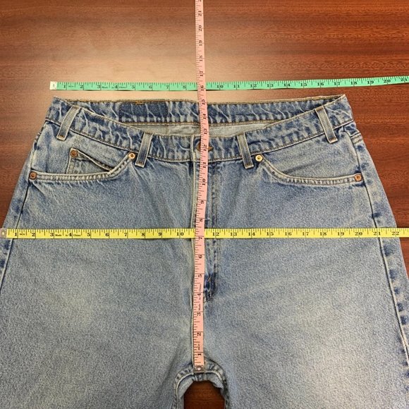 Men's Vintage 505 Levi's High Rise Orange Tag - Picture 2 of 10